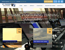 Tablet Screenshot of dptrainingsolutions.com